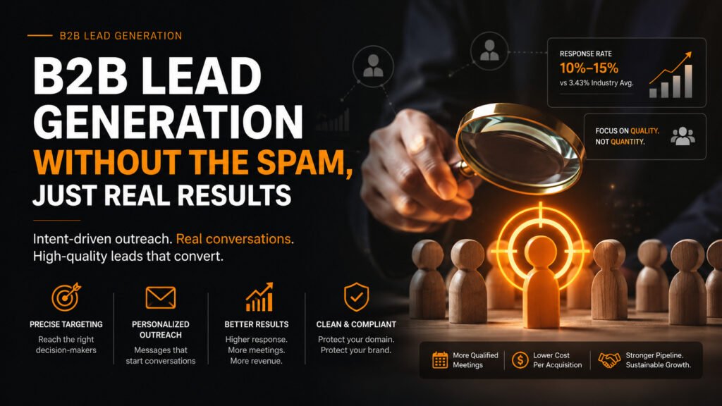 B2B Lead Generation Without the Spam, Just Real Results